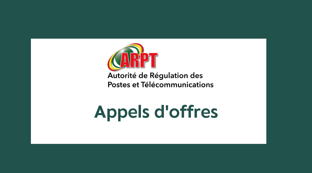 ARPT: Avis de Recrutement d’un prestataire